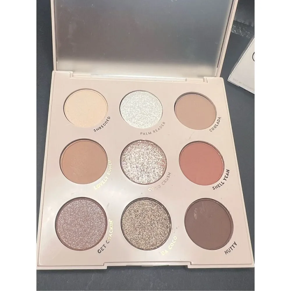 NIB! Colourpop Going Coconuts Neutral 9 Pan Eyeshadow Palette